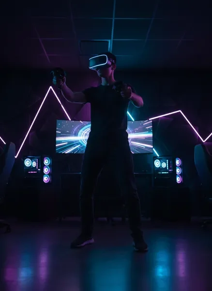 חוויית VR במרכז הגיימינג