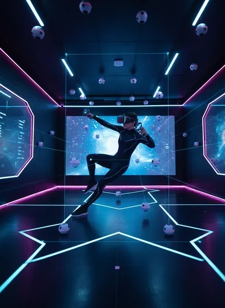 משחק VR בסביבת Room-scale